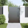 Porte de Jardin Noir 105 x 150 cm Acier peint par poudre 
