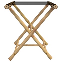 Porte-bagages pliant 62x42x50,5 cm bambou 