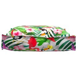 Coussin Palettes pour Siège Jungle Tropical 70x70x12 cm, Tissu Oxford 