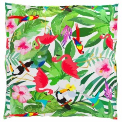 Coussin Palettes pour Siège Jungle Tropical 70x70x12 cm, Tissu Oxford 