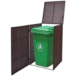 Abri cache-poubelle Marron 76 x 78 x 123 cm 
