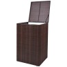 Abri cache-poubelle Marron 76 x 78 x 123 cm 