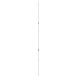 Porte de grange blanc 80x208 cm bois massif de pin 