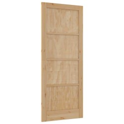 Porte Intérieure 'ORKDAL'86x211x4 cm Bois Solide en Pin 