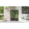Jardinières de jardin 1 pc Marron 80 x 80 x 142 cm Plastique 