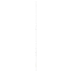 Porte de Grange Blanche 80x208 cm en Bois Massif de Pin 