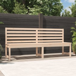 Banc de jardin 201,5 cm bois massif de pin 