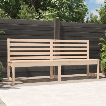 Banc de jardin 201,5 cm bois massif de pin 