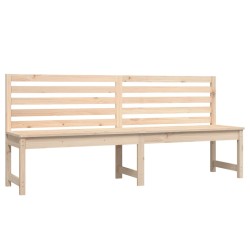 Banc de jardin 201,5 cm bois massif de pin 