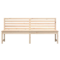 Banc de jardin 201,5 cm bois massif de pin 