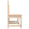 Banc de jardin 201,5 cm bois massif de pin 