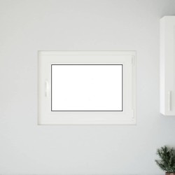 Fenêtre de sous-sol« RISOR » 80 x 70 cm oscillo-battante DIN droite anthracite 