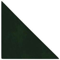 Panneaux muraux 12 pcs Vert foncé 30x30 cm Velours 0,54 m² 