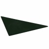 Panneaux muraux 12 pcs Vert foncé 30x30 cm Velours 0,54 m² 