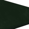 Panneaux muraux 12 pcs Vert foncé 30x30 cm Velours 0,54 m² 