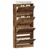 Armoire à chaussures Bois ancien Bois d'ingénierie 