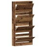 Armoire à chaussures Bois ancien Bois d'ingénierie 