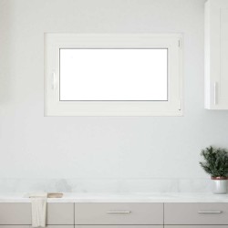 Fenêtre de sous-sol« RISOR » 100 x 50 cm oscillo-battante DIN droite blanche 