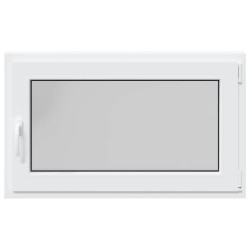 Fenêtre de sous-sol« RISOR » 100 x 50 cm oscillo-battante DIN droite blanche 