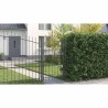 Porte de Jardin Gris 170 x 100 cm 100 x 175 cm Acier 