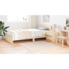 Tapis shaggy à poils longs Crème 120x120 cm PP 