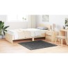 Tapis shaggy avec support en latex gris foncé 120x120 cm 