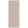 Tapis shaggy PAMPLONA poils longs moderne beige 80x200 cm 