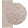 Tapis shaggy PAMPLONA poils longs moderne beige 80x200 cm 