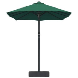 Parasol de jardin Vert 385 x 209 x 244 cm tissu 