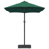 Parasol de jardin Vert 385 x 209 x 244 cm tissu 