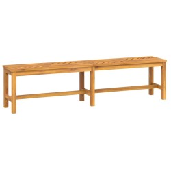 Banc de jardin 180 cm bois massif d'acacia 