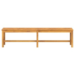 Banc de jardin 180 cm bois massif d'acacia 