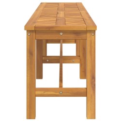 Banc de jardin 180 cm bois massif d'acacia 