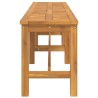 Banc de jardin 180 cm bois massif d'acacia 