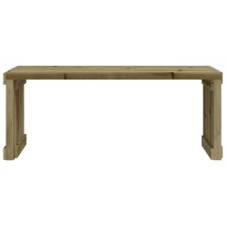 Banc de jardin extensible 212,5x40,5x45 cm bois de pin imprégné 