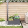 Jardinier 100x100x48 cm Acier Anthracite 