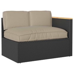 Set de coussins de palette avec oreiller 3 pcs Taupe 