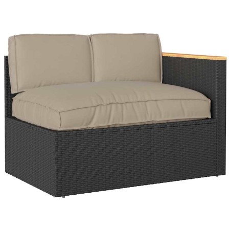 Set de coussins de palette avec oreiller 3 pcs Taupe 