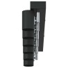 Projecteur de plafond noir E27 ajustable 6 voies 