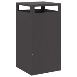 Feu de camp Noir 50x50x100 cm Acier 