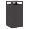 Feu de camp Noir 50x50x100 cm Acier 