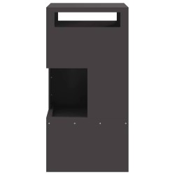 Feu de camp Noir 50x50x100 cm Acier 