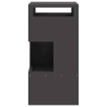 Feu de camp Noir 50x50x100 cm Acier 