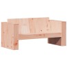 Canapé de jardin 2 places 134x60x62 cm bois massif de douglas 