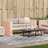 Canapé de jardin 2 places 134x60x62 cm bois massif de douglas 