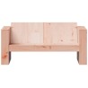 Canapé de jardin 2 places 134x60x62 cm bois massif de douglas 