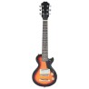 Guitare électrique pour enfants et sac marron et noir 3/4 30" 