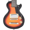 Guitare électrique pour enfants et sac marron et noir 3/4 30" 