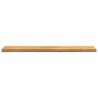 Appuis de fenêtre 2 pcs marron clair bois de chêne massif 