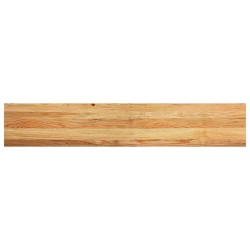 Appuis de fenêtre 2 pcs marron clair bois de chêne massif 